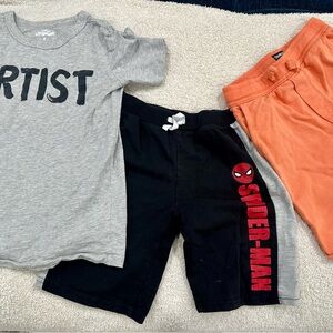 Lot size 6 Boys Bottoms and top - OshKosh & Marvel
